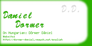 daniel dormer business card